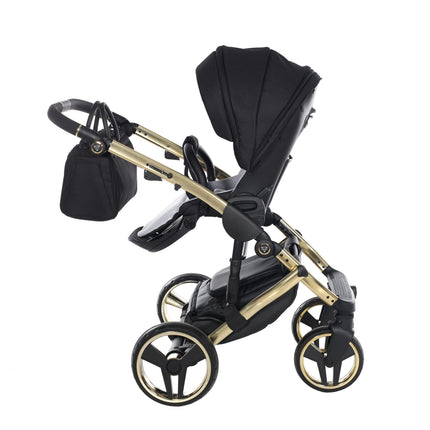 Junama Diamond S-Line Black & Gold stroller
