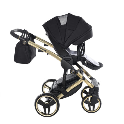 Junama Diamond S-Line Black & Gold stroller
