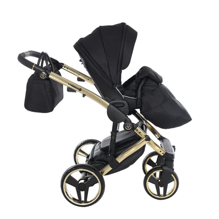 Junama Diamond S-Line Black & Gold stroller