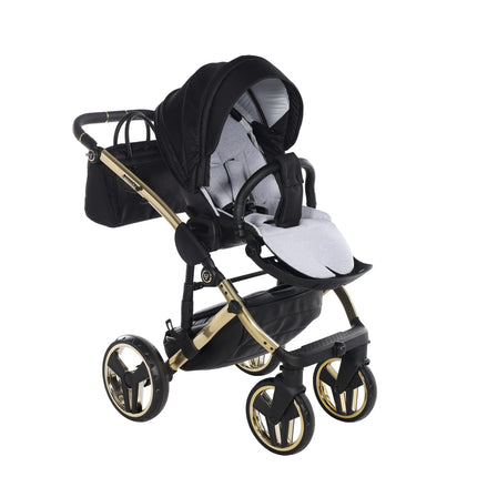 Junama Diamond S-Line Black & Gold stroller