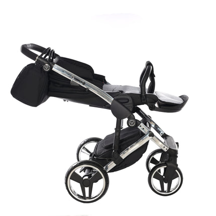 Junama Diamond S-Line Black & Silver stroller