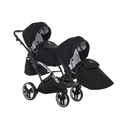 Junama S Line Duo Slim Branco, carrinho de bebé duplo tandem
