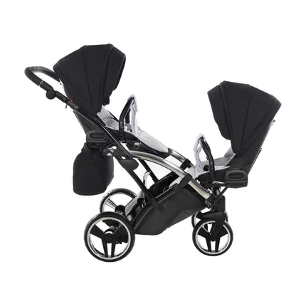 Junama S Line Duo Slim Branco, carrinho de bebé duplo tandem