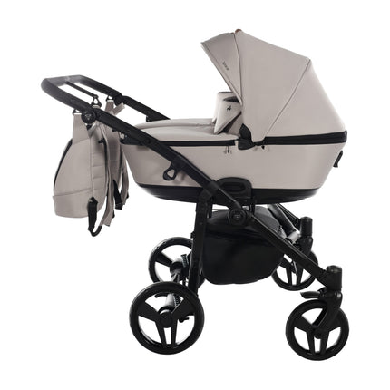 Junama Space Duo Beige side-by-side double stroller