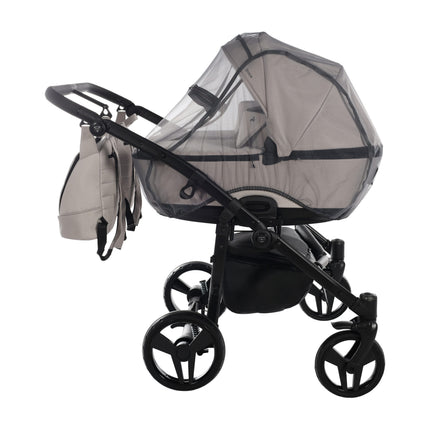 Junama Space Duo Beige side-by-side double stroller