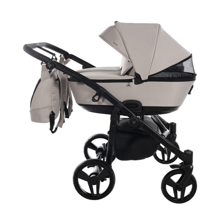 Junama Space Duo Beige side-by-side double stroller