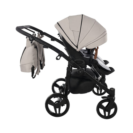 Junama Space Duo Beige side-by-side double stroller