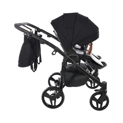 Junama Space Duo Black side-by-side double stroller