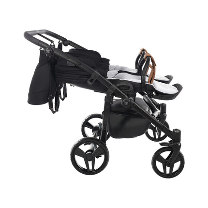 Junama Space Duo Black side-by-side double stroller