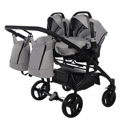 Junama Space Duo Gray side-by-side double stroller