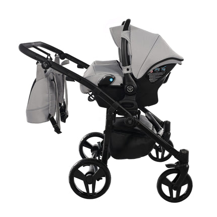 Junama Space Duo Gray side-by-side double stroller