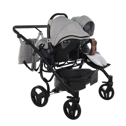 Junama Space Duo Gray side-by-side double stroller