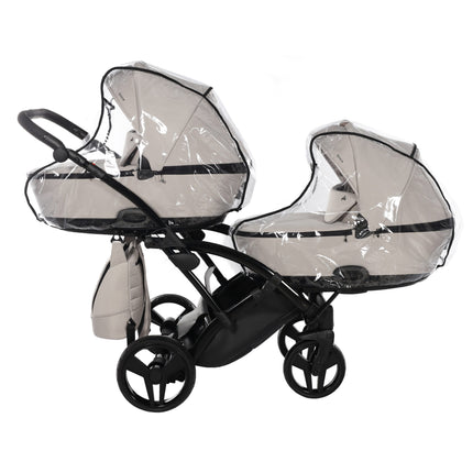 Junama Space Duo Slim Beige tandem double stroller