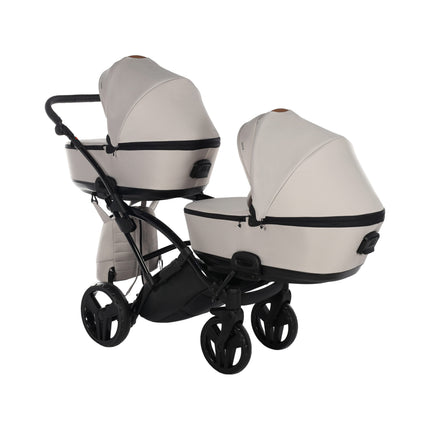 Junama Space Duo Slim Beige tandem double stroller