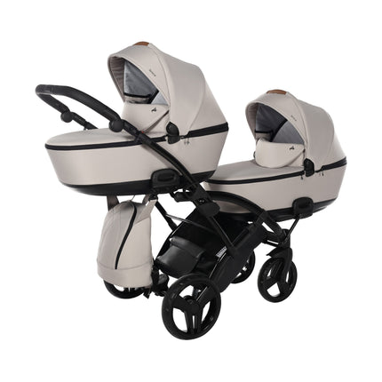 Junama Space Duo Slim Beige tandem double stroller