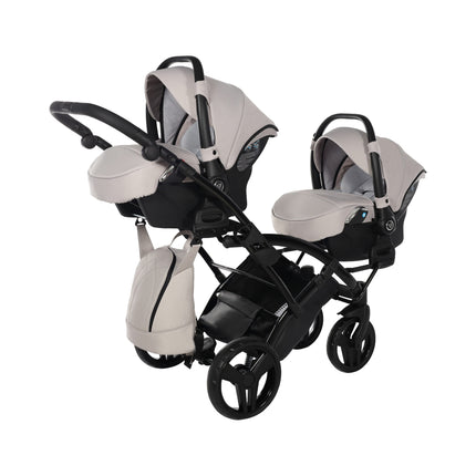 Junama Space Duo Slim Beige tandem double stroller