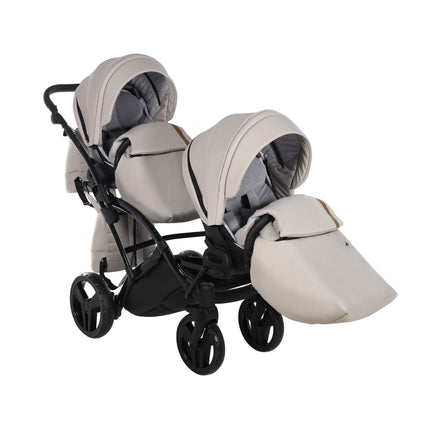 Junama Space Duo Slim Beige tandem double stroller