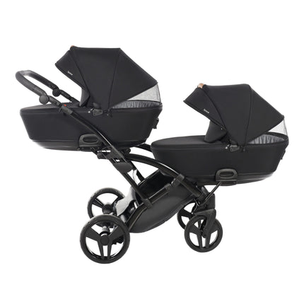 Junama Space Duo Slim Black tandem double stroller