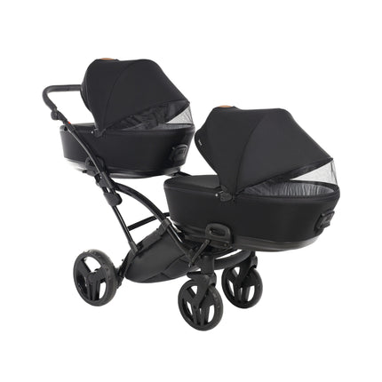 Junama Space Duo Slim Black tandem double stroller
