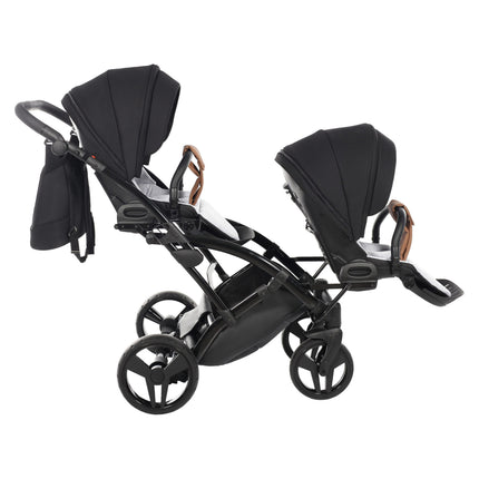 Junama Space Duo Slim Black tandem double stroller