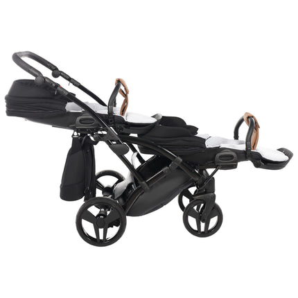 Junama Space Duo Slim Black tandem double stroller