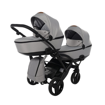 Junama Space Duo Slim Gray tandem double stroller