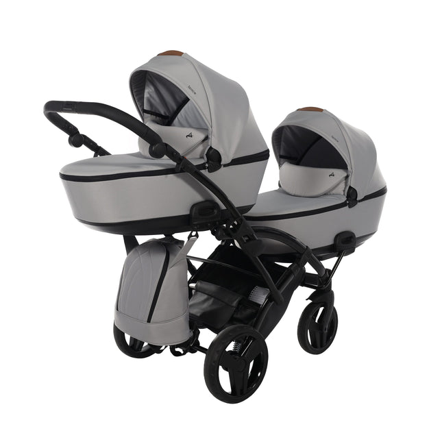Junama Space Duo Slim Gray tandem double stroller