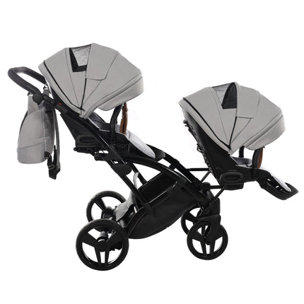 Junama Space Duo Slim Gray tandem double stroller