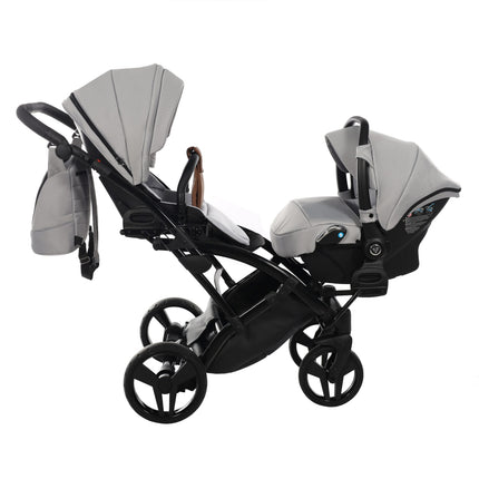 Junama Space Duo Slim Gray tandem double stroller