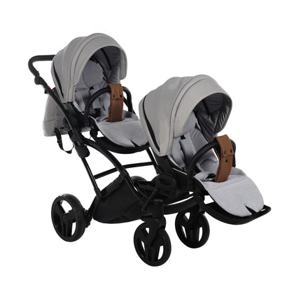 Junama Space Duo Slim Gray tandem double stroller
