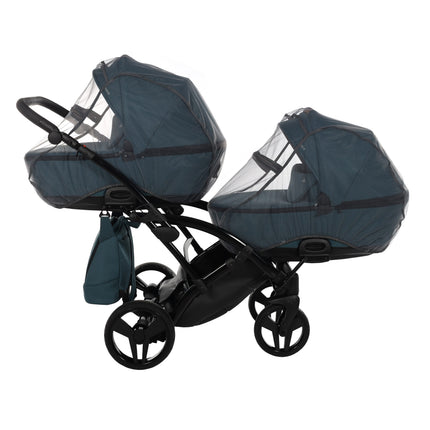 Junama Space Duo Slim Turquoise tandem double stroller