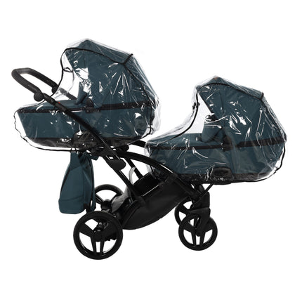 Junama Space Duo Slim Turquoise tandem double stroller