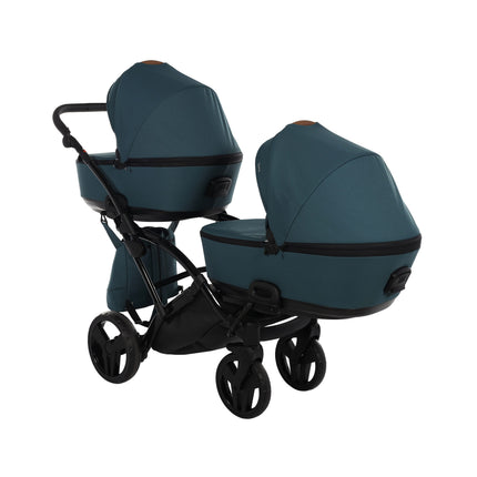 Junama Space Duo Slim Turquoise tandem double stroller