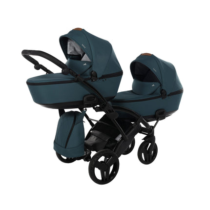 Junama Space Duo Slim Turquoise tandem double stroller