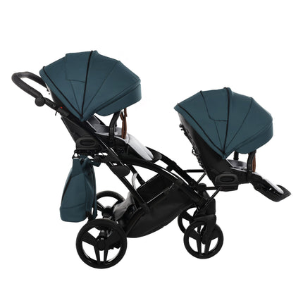 Junama Space Duo Slim Turquoise tandem double stroller