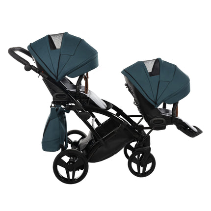 Junama Space Duo Slim Turquoise tandem double stroller