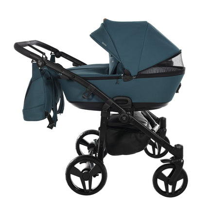 Junama Space Duo Turquoise side-by-side double stroller