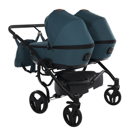 Junama Space Duo Turquoise side-by-side double stroller