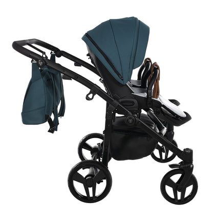 Junama Space Duo Turquoise side-by-side double stroller