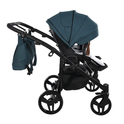 Junama Space Duo Turquoise side-by-side double stroller
