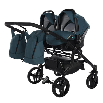 Junama Space Duo Turquoise side-by-side double stroller