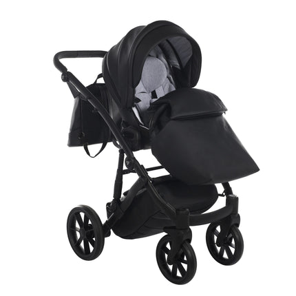 Junama Space Eco Leather Black stroller