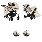 Beige / 3 IN 1 (Inkluderar 2 babyskydd)