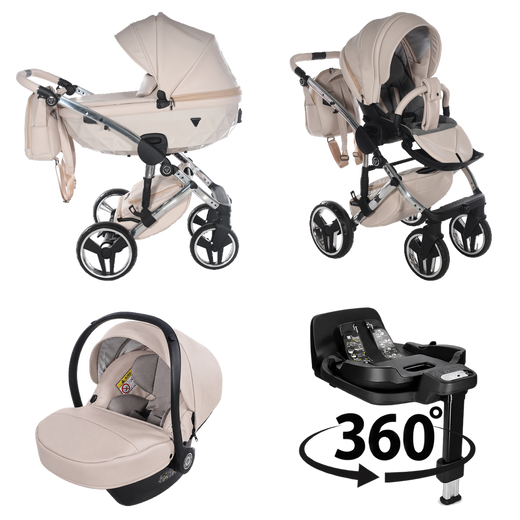 4 IN 1 (Includes Car Seat + 360° Rotating ISOFIX Base)