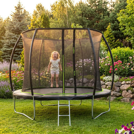 Espiro Sky Up 305 cm Grün/Schwarz, Trampolin im Freien